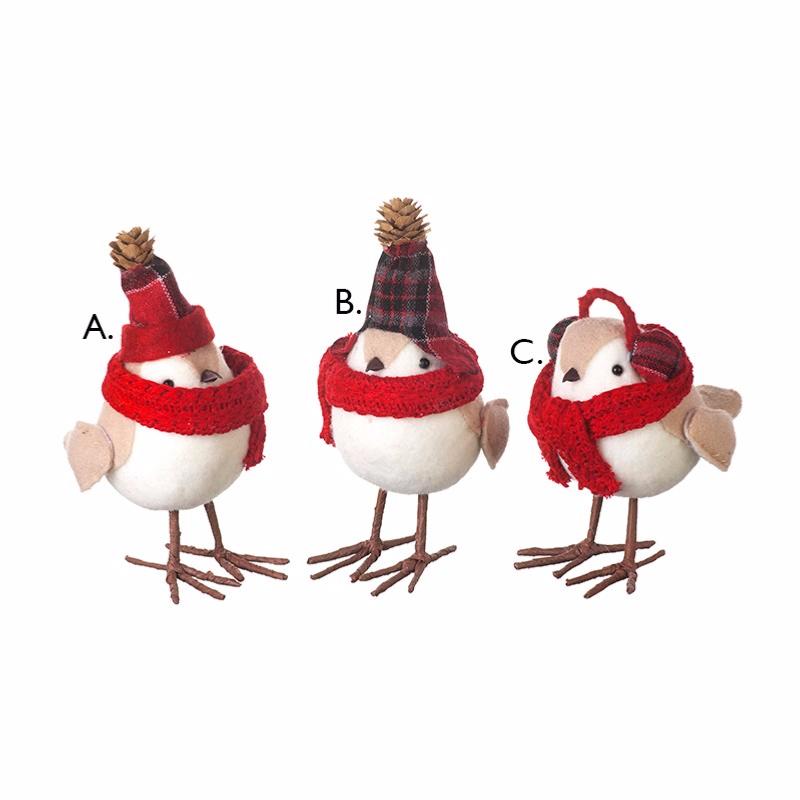 Christmas Robin Decoration A lovely little winter robin for Christmas traditionalists and animal lovers alike. Measures 11x8x17cm - Christmas Robin Decoration