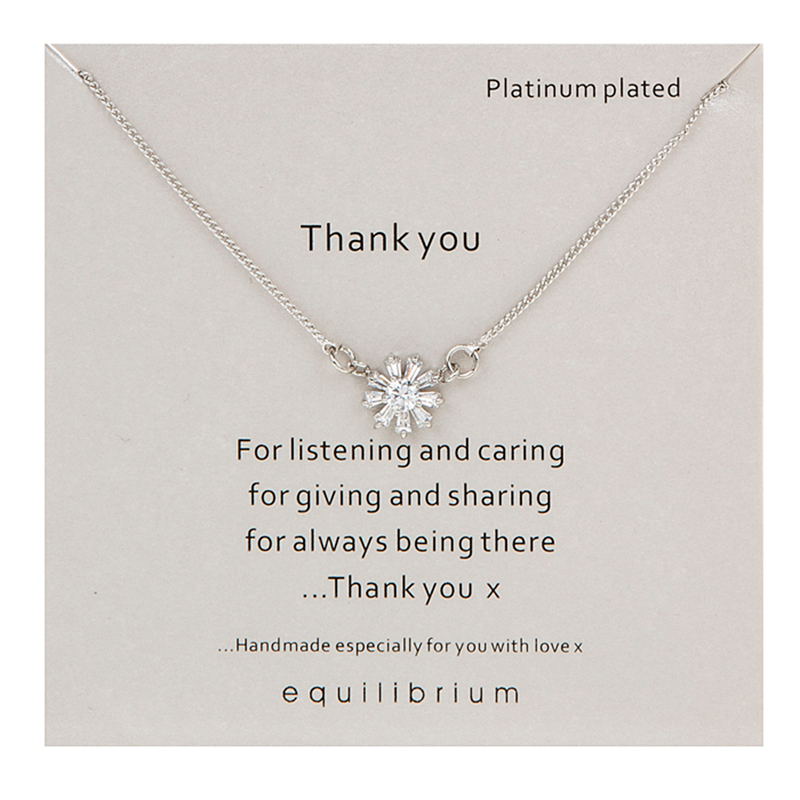Thank you necklace