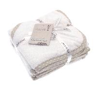 Eco friendly bamboo pack of 2 hooded baby towels