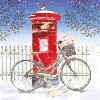 Post box and bicycle - 10 cards