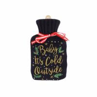 Baby it's cold outside' hot water bottle