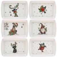 Christmas bug art tray