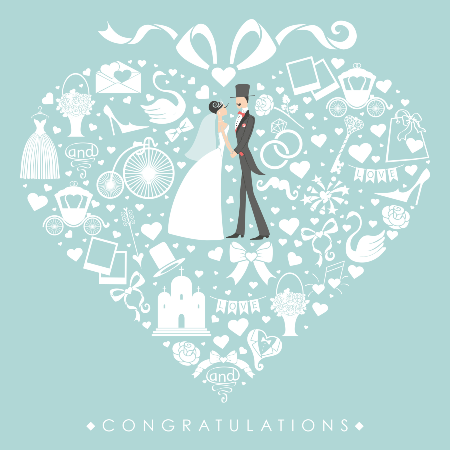 Congratulations wedding card