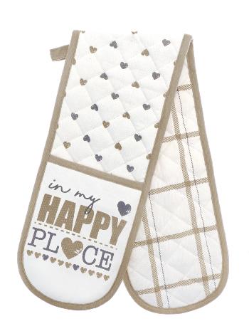 Double oven glove - My happy place