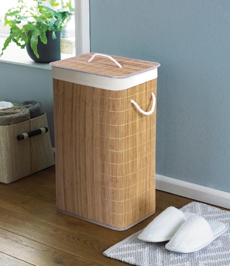 Eco friendly natural bamboo laundry basket