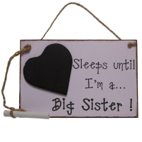 Sleeps until… I'm a big sister!