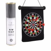 Dapper chap 'Aim high' magnetic dartboard set