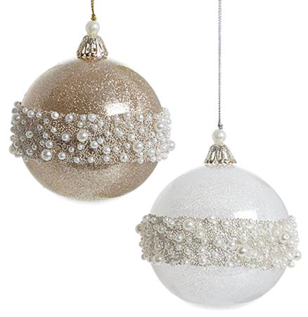 Sparkle and pearl bauble