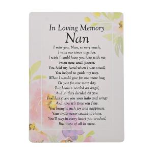 Graveside card