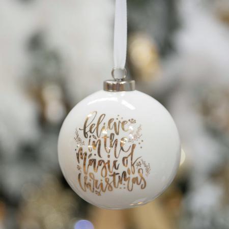 Ceramic hanging bauble