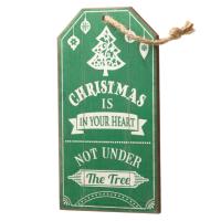 Wooden hanging plaque 