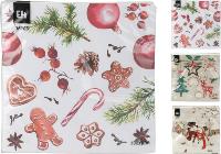Pack of 10 Christmas napkins