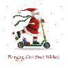 Speedy scooter Santa - 10 cards