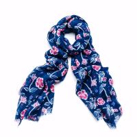 Natalie blue scarf
