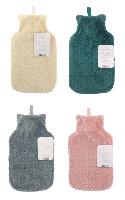 Plush hot water bottle