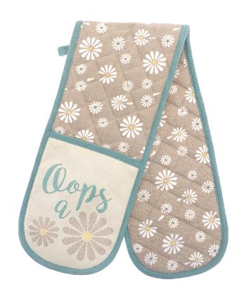 Double oven glove - Oops a daisy