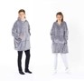 Kids Grey Eskimo Reversable Hoodie 