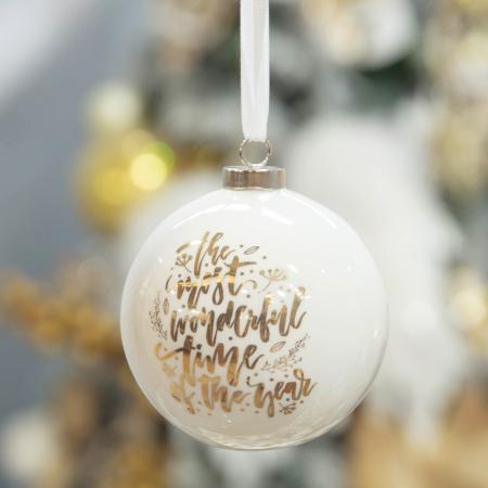 Ceramic hanging bauble