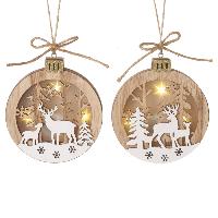 Light up forest scene hanger