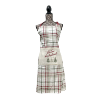 Christmas 100% cotton apron - Winter wonderland