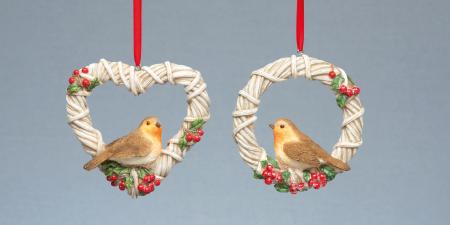 Robin hanging decoration