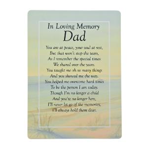 Graveside card