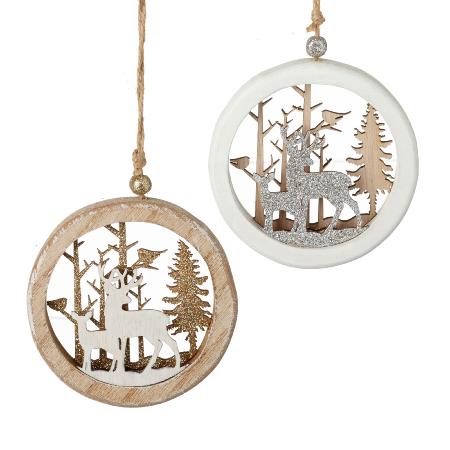 Wooden hanging decoration