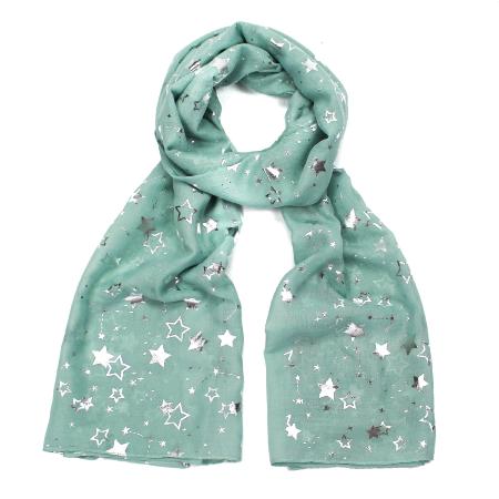 Hale turquoise scarf