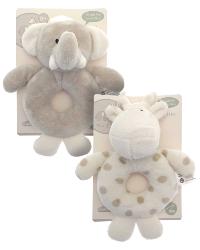 Eco friendly plush rattle