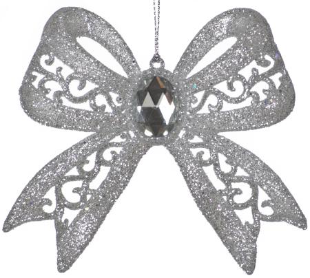 Hanging glitter bow