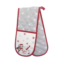 Christmas double oven gloves - Festive fun