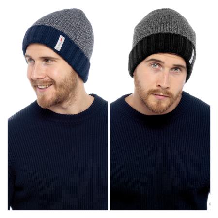 Mens fleece insulated hat