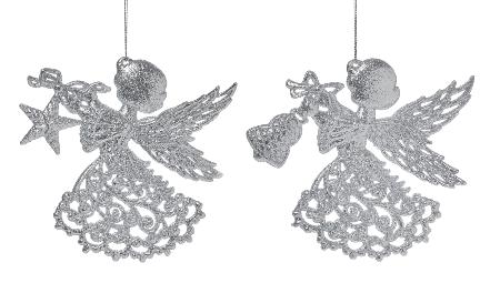 Glitter hanging angels