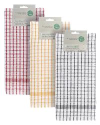Pack of 2 eco friendly terry tea towels