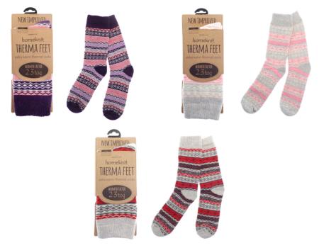 Ladies knit socks