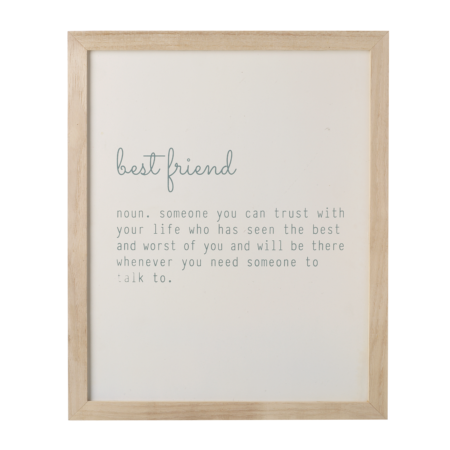 Best friend quote frame