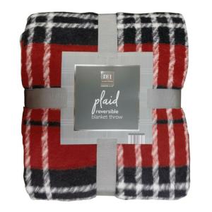 Plaid Red Luxury Blanket 