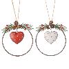 Hanging heart decoration