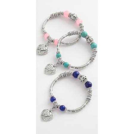 'Made with love' charm bracelet