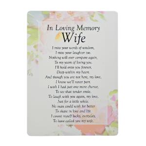 Graveside card