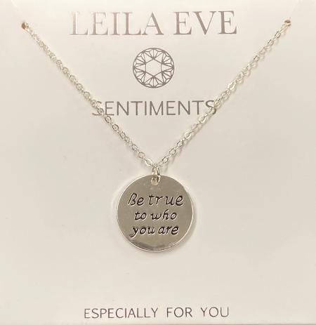 Sentiment necklace
