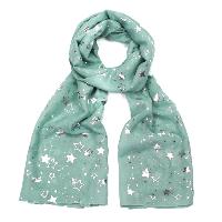 Hale turquoise scarf